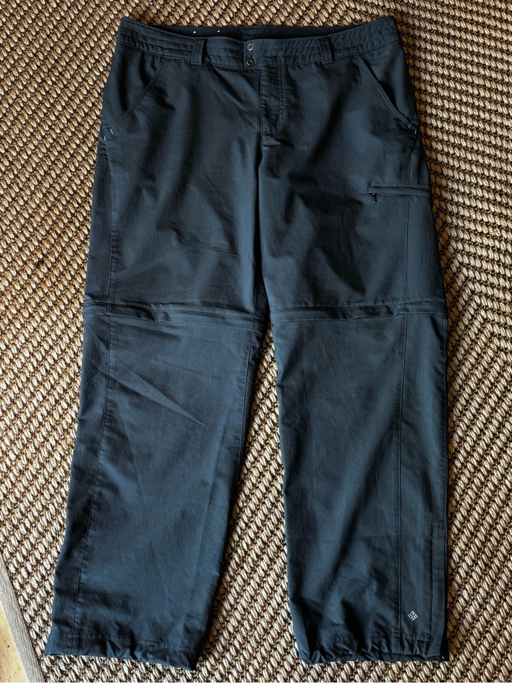 Columbia Gray Convertible Zip-Off Pants